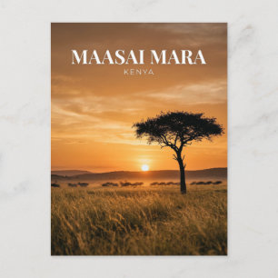 Maasai Mara, Narok, Rift Valley Briefkaart
