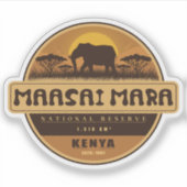 Maasai Mara , National Reserve , Kenya Sticker (Voorkant)