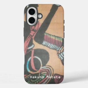 Maasai Traditie en Cultuur Patroon Art Design iPhone 16 Plus Hoesje