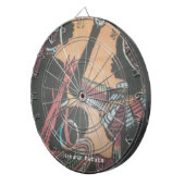 Maasai Traditie en Cultuur Patroon Art Design Dartbord (Voorkant Rechts)