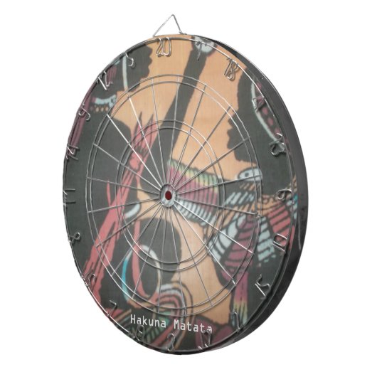 Maasai Traditie en Cultuur Patroon Art Design Dartbord (Voorkant Rechts)