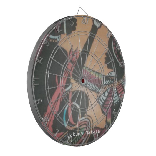 Maasai Traditie en Cultuur Patroon Art Design Dartbord (Voorkant Links)