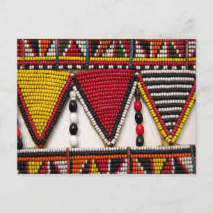 Maasai Tribal Beadwork Briefkaart