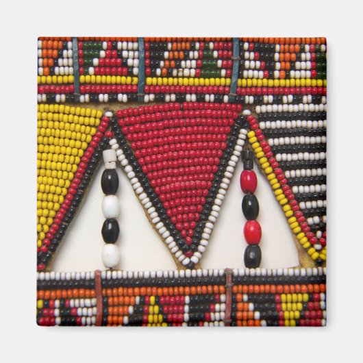 Maasai Tribal Beadwork Magneet (Voorkant)