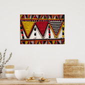 Maasai Tribal Beadwork Poster (Keuken)