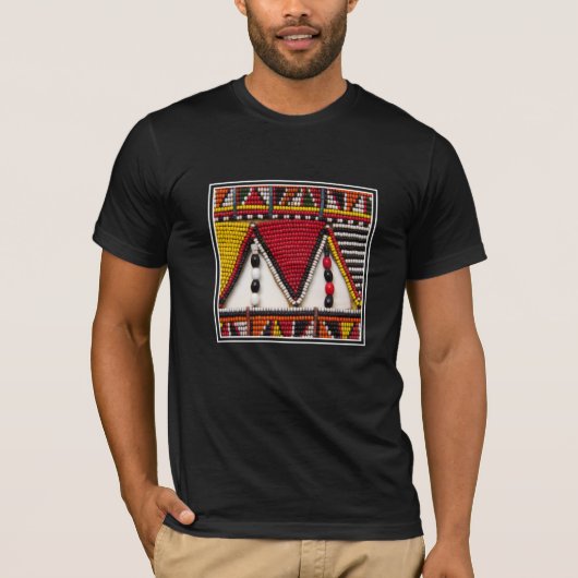 Maasai Tribal Beadwork T-shirt (Voorkant)