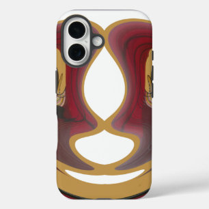 Maasai Tribal Whirl Achempong Designer iPhone 16 Hoesje