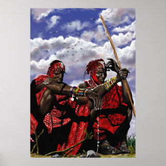 MAASAI WARRIOREN POSTER