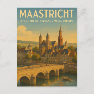 MAASTRICHT – Waar Nederland Europa Ontmoet Briefkaart
