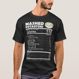 Maasvruchten Voedingsfeiten Funny Thanksgivi T-shirt