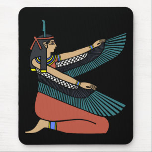 Ma'at Egyptian Goddess Mousepad Muismat
