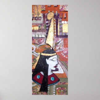Maat - Egyptische Goddess Art Print