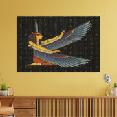 Ma'at Goddess Sur Toile Hiéroglyphes Imprimer (Insitu(Salon))