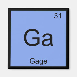 Maat Naam Chemie Element Periodiek Systeem Magneet