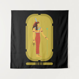 Maat on Gold Cartouche Wandkleed