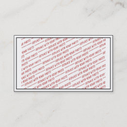 Maat Specifiek - Voor gebruik met 7x5 Foto - Lijst Visitekaartje