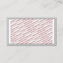 Maat Specifiek - Voor gebruik met 7x5 Foto - Lijst Visitekaartje