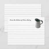  maatbeker - Persoonlijke ontvangkaarten Briefkaart (Voorkant / Achterkant)