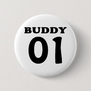 maatje 01 zwart ronde button 5,7 cm