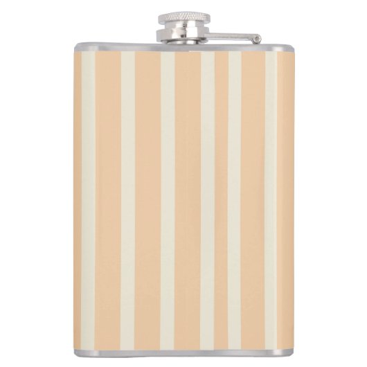 Maatkolf met vinylvlokken, met gulden en crème heupfles (Achterkant)