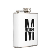 Maatkolf voor monogram en naam heupfles (Rechts)