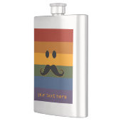 maatkolf voor Mustache Pride Heupfles (Links)