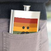 maatkolf voor Mustache Pride Heupfles (Voorbeeld)
