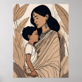 Maatr Sanskrit Art Print (Voorkant)