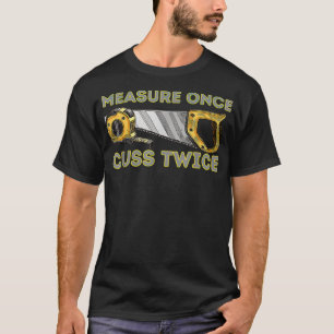 Maatregel Eenmaal Cussdessert donut verjaardagsjon T-shirt