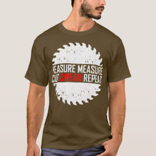 Maatregel Knippen Kranten Herhalen T-shirt