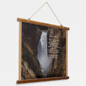 Maatregel van het Inspirerend Succes Hangend Wandkleed (Gebogen)