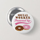 Maatschappelijk Arbeid Funny Gift Ronde Button 5,7 Cm (Voorkant /achterkant)