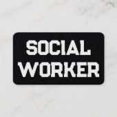 Maatschappelijk Arbeider Douane QR Visitekaartje (Voorkant)