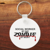 Maatschappelijk Arbeider Zombie Sleutelhanger (Voorkant)