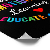 Maatschappelijk Emotioneel Leren Hartadviseur lera Poster (Hoek)