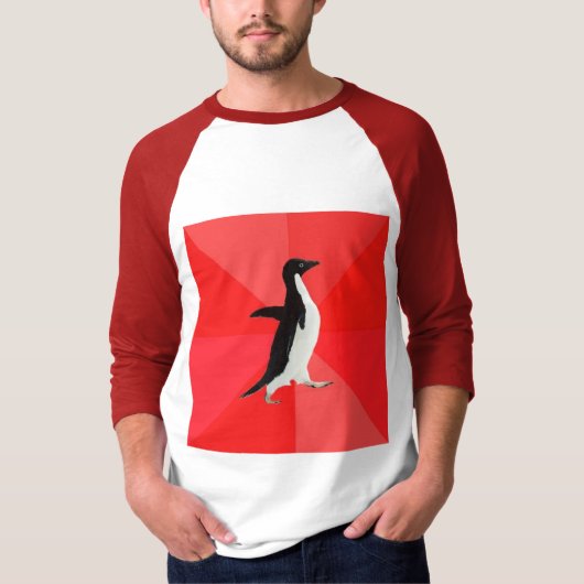 Maatschappelijk Geweldige pinguïn-advies Dierenthe T-shirt (Voorkant)