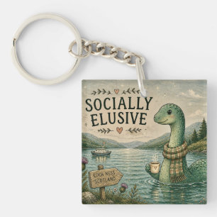 Maatschappelijk ontoegankelijke Nessie knusse cryp Sleutelhanger