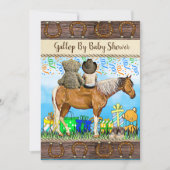 Maatschappelijk ver rijden met of per post in Baby Kaart (Voorkant)