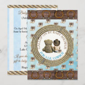 Maatschappelijk ver rijden met of per post in Baby Kaart (Voorkant / Achterkant)