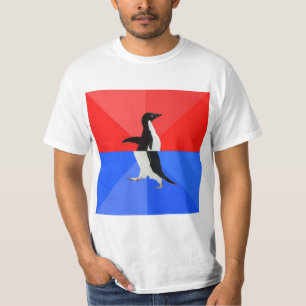 Maatschappelijk verward pinguïn-advies Dierenthem T-shirt