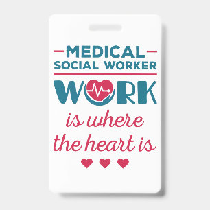 Maatschappelijk Werk in het Medische Domein Is Waa Badge