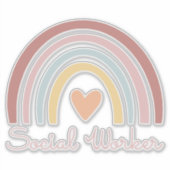 Maatschappelijk Werker II Sticker (Voorkant)