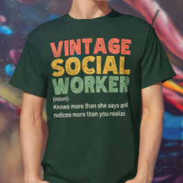  maatschappelijk werker Medewerker Grappige maatsc T-shirt