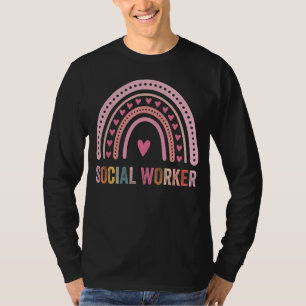 Maatschappelijk Werker Rainbow 2023 School Maatsch T-shirt