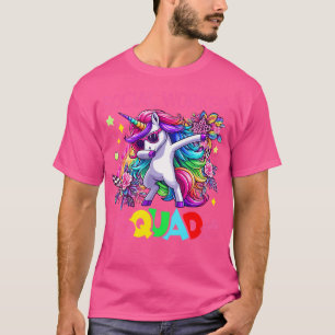 Maatschappelijk werker Squad Dabbing Eenhoorn Zonn T-shirt