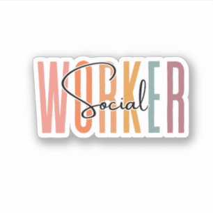 maatschappelijk werker sticker