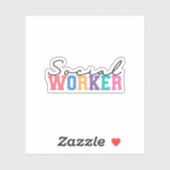 Maatschappelijk Werker Sticker (Vel)
