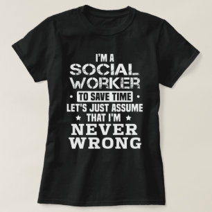 maatschappelijk werker t-shirt