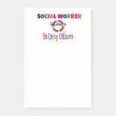 Maatschappelijk Werker Toegewijd aan Hulp aan Ande Post-it® Notes (Voorkant)