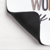 Maatschappelijk werker van dienst laatste schoolda muismat (Hoek)